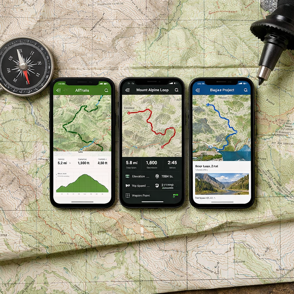 AllTrails vs Gaia GPS vs Hiking Project: Which Describes Trails Best?