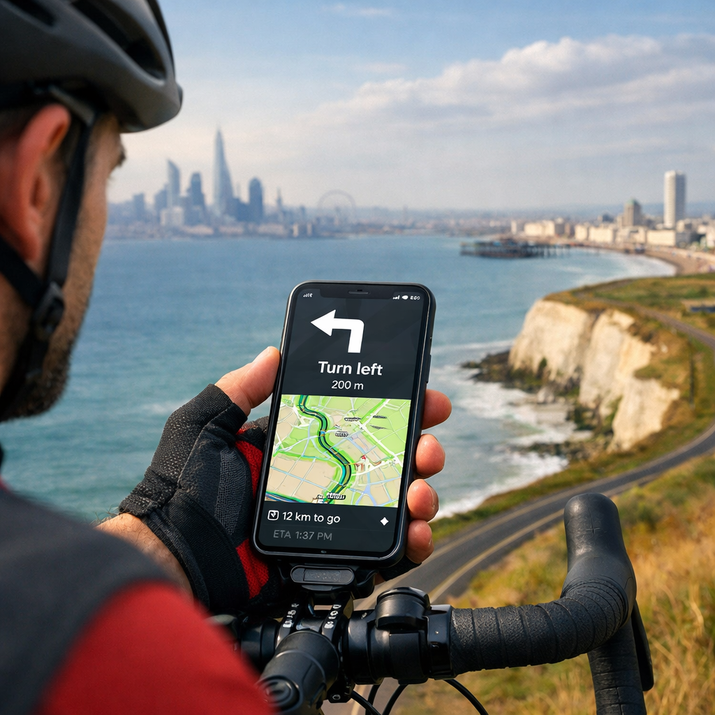 Best apps for London to Brighton turn-by-turn cycling navigation