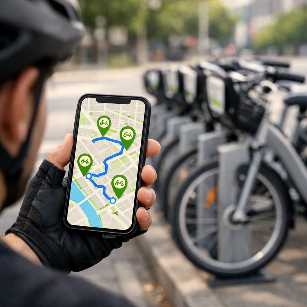 How To See Bike Rental Stations During Your Cycling Route
