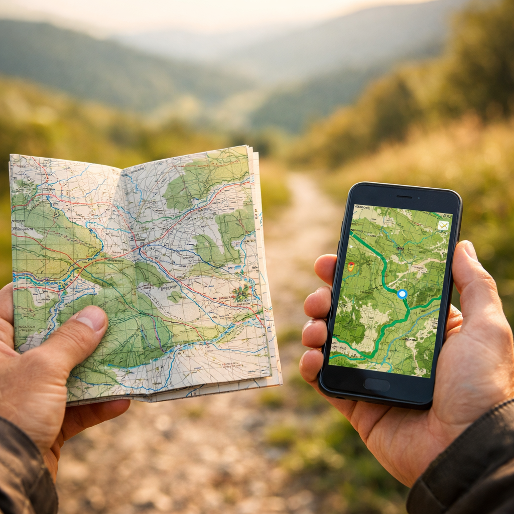 image from Paper Maps vs Apps: The Best Way to Find Local Walks