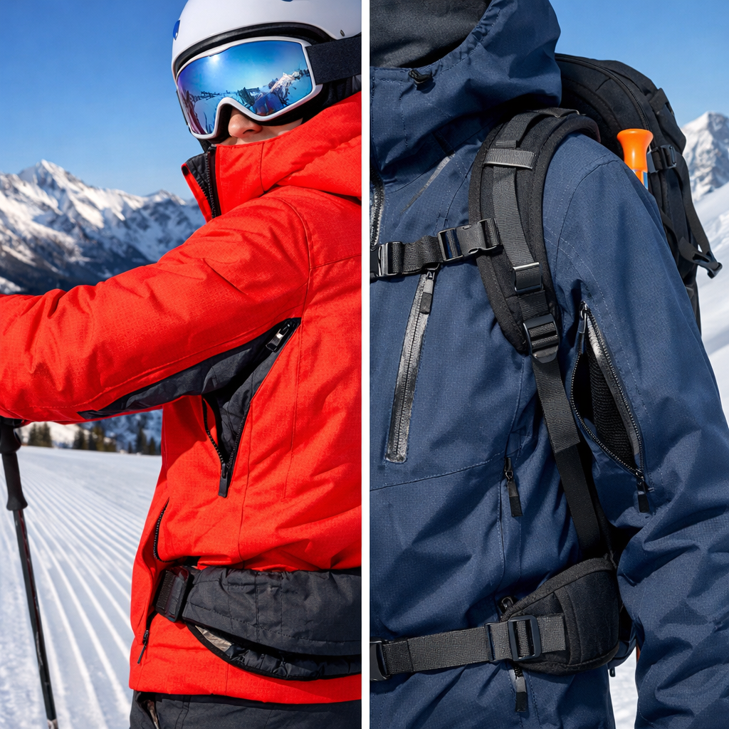 Seven Clear Differences: Resort vs Backcountry Ski Jackets