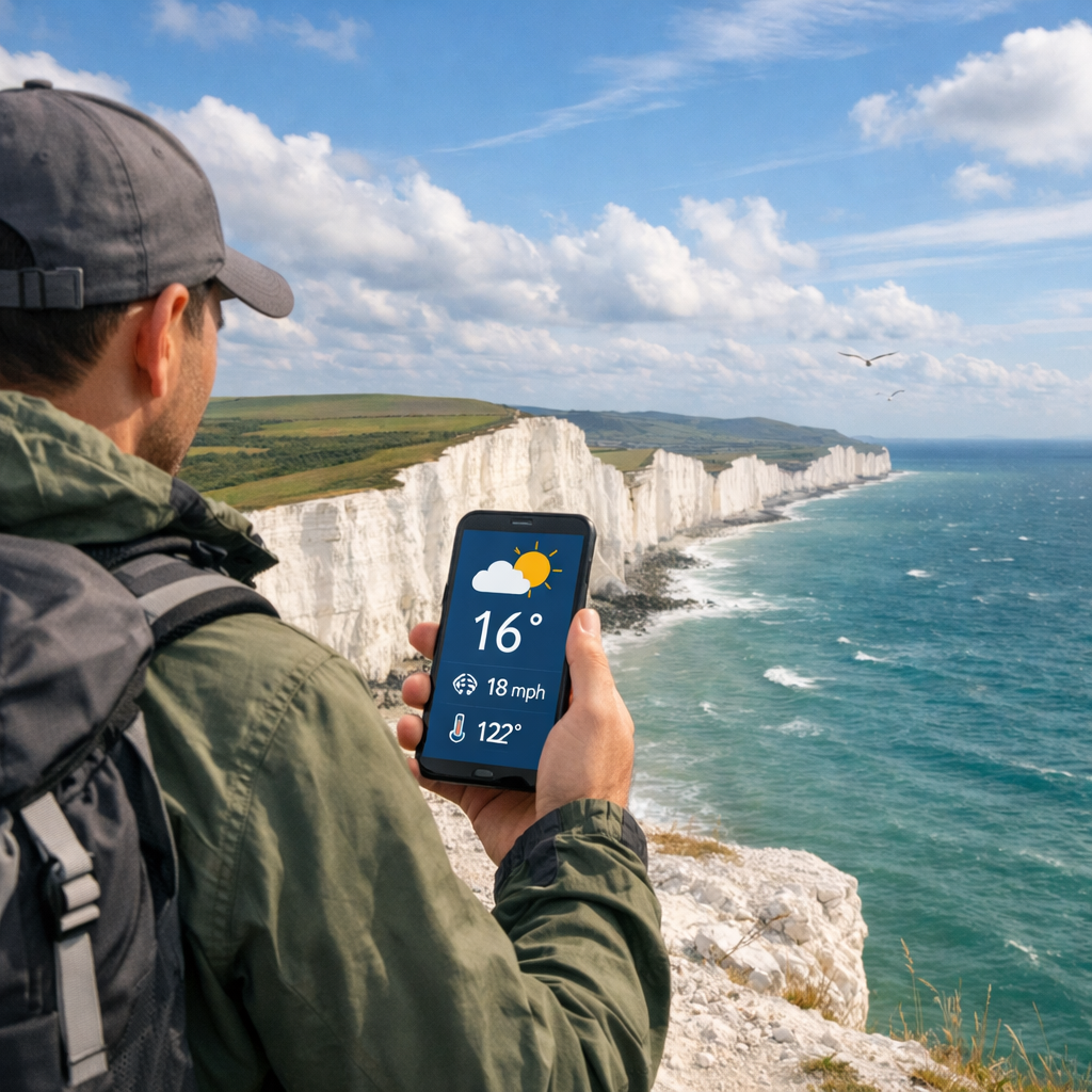 image from Seven Sisters, South Downs Weather Apps: Accurate Forecasts for Hikers