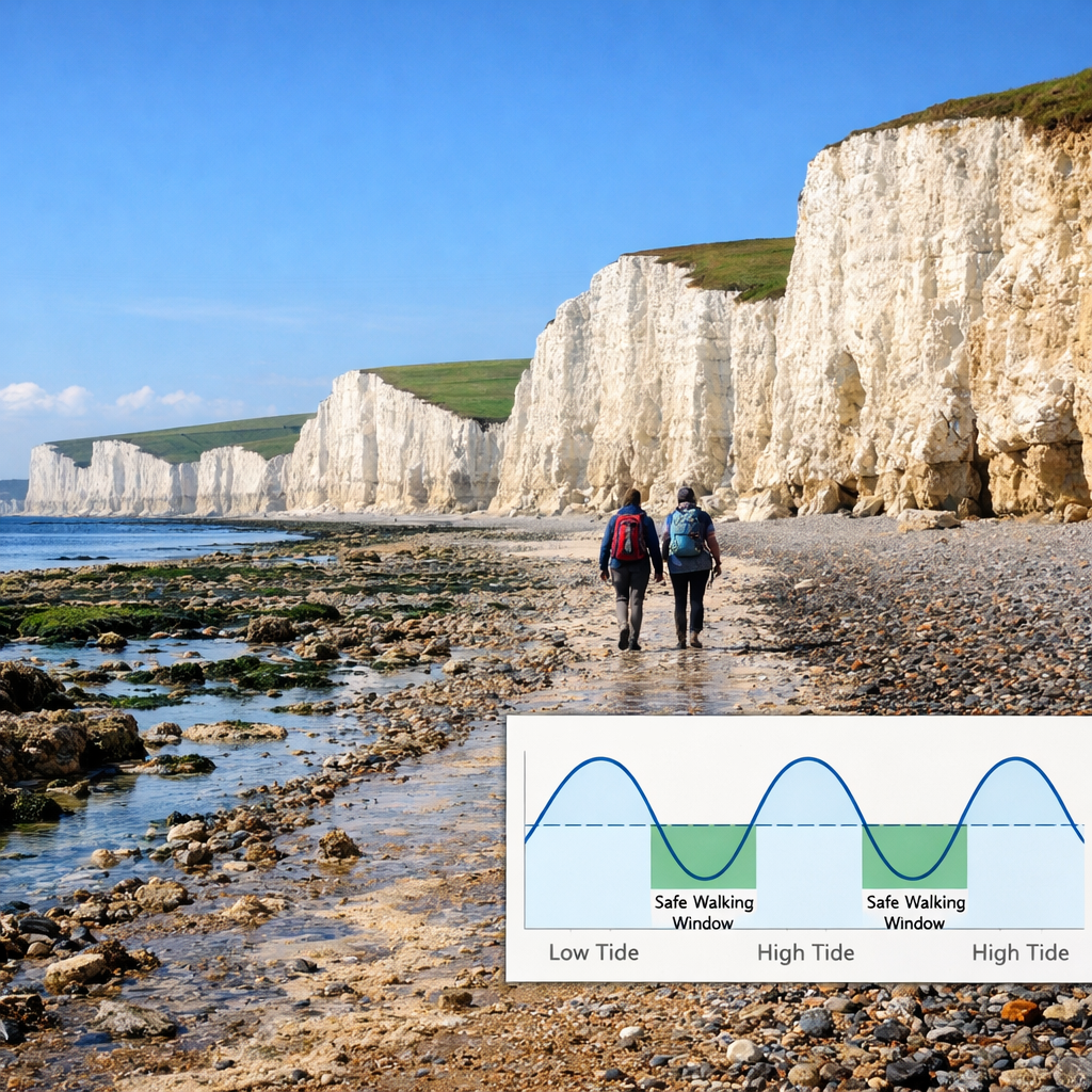 Seven Sisters Tide Times 2026: Safe Windows For Beach Routes