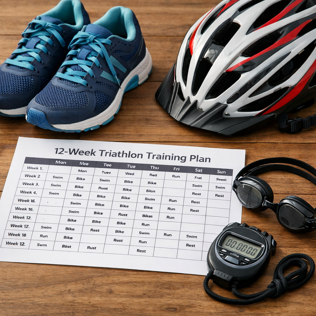image from Struggling to Start? A Simple 12-Week First Triathlon Training Plan